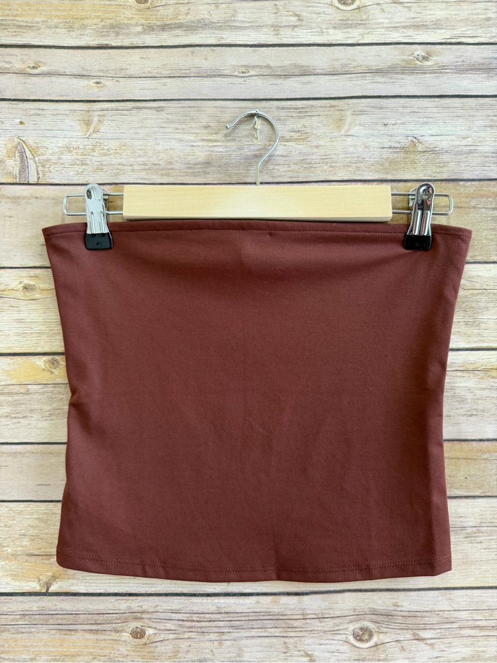 Open Edit Tube Top Women’s Size XS Brown Sleeveless NWOT